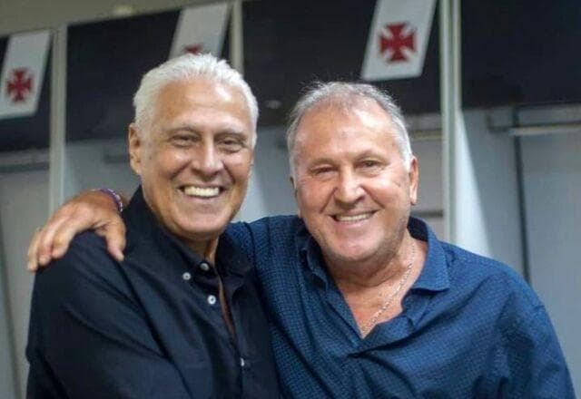 Zico publica mensagem emocionante para Roberto Dinamite