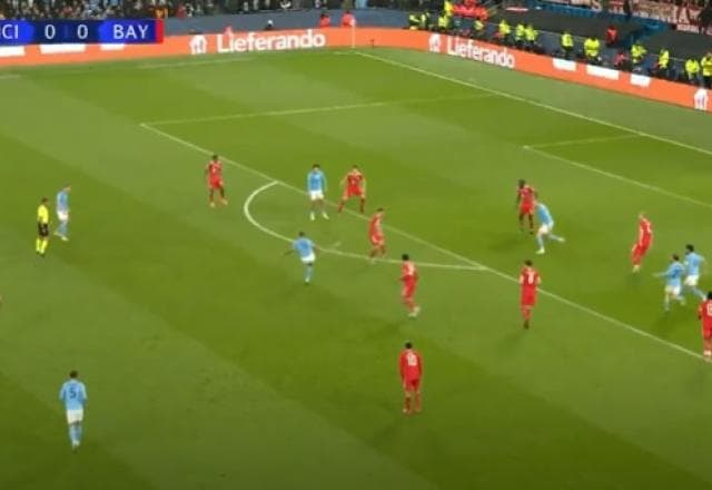 GOLAÇO! Rodri acerta belo chute e abre o placar para o Manchester City