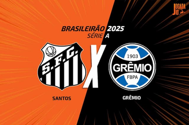 Santos x Grêmio: onde assistir, escalações e arbitragem