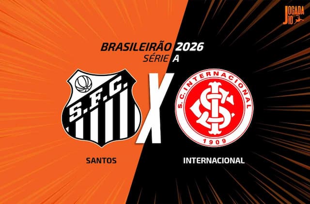Santos x Internacional: onde assistir, escalações e arbitragem