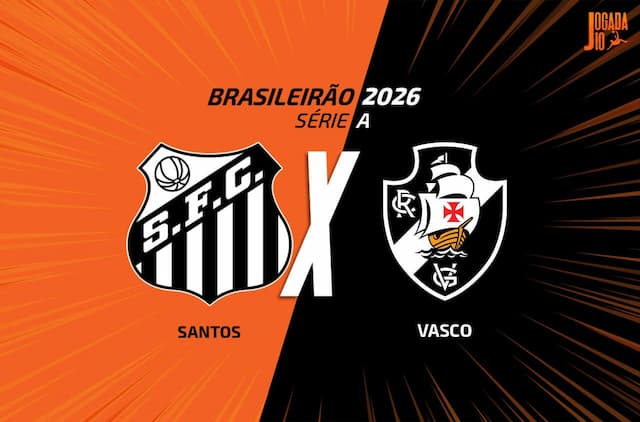 Santos x Vasco: onde assistir, escalações e arbitragem