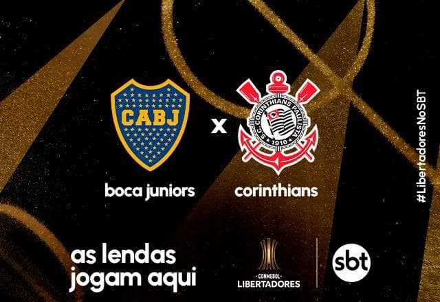 SBT transmite Boca Juniors x Corinthians pela Libertadores