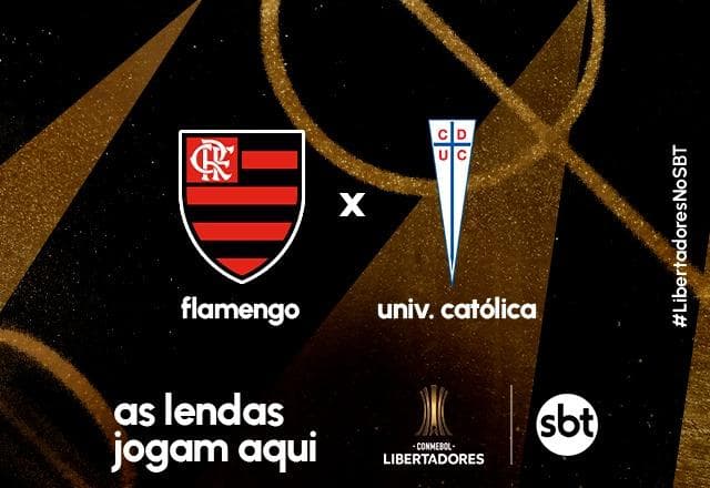 SBT transmite Flamengo x Universidad Católica pela Libertadores