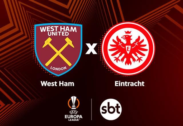 SBT transmite West Ham x Eintracht Frankfurt pela semifinal da Europa League