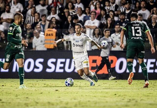 Segue o tabu: Santos e Palmeiras empatam por 0 a 0 na Vila Belmiro