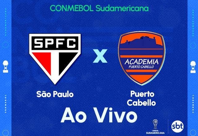 Ao vivo: assista São Paulo x Puerto Cabello pela Copa Sul-Americana
