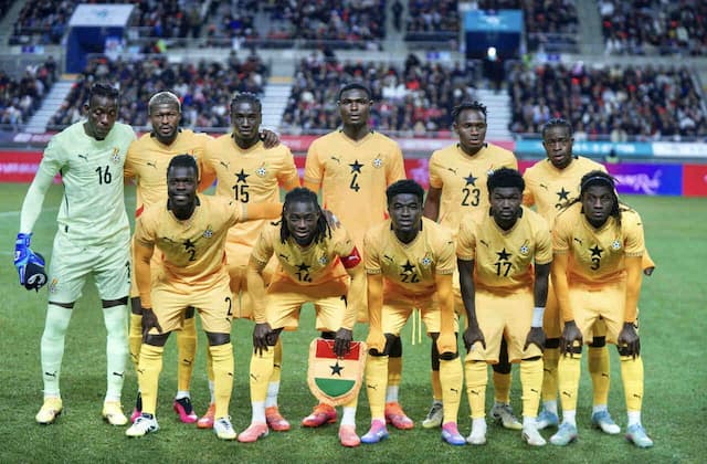 Como chega Gana para a Copa do Mundo