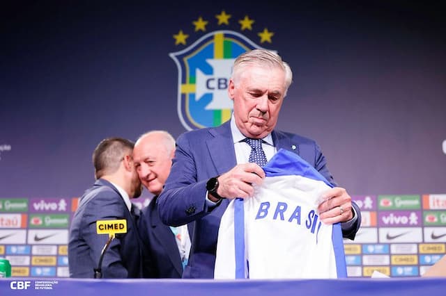 "Meu Brasil vai jogar como o Real Madrid", afirma Ancelotti