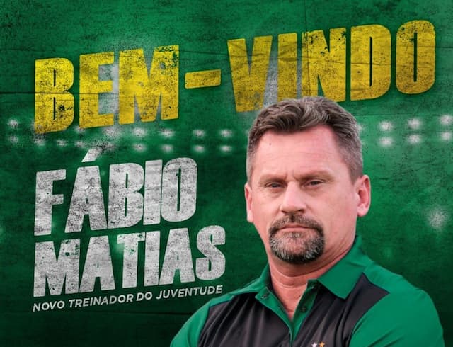 Juventude anuncia Fábio Matias como novo técnico