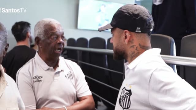 Neymar lamenta morte de Lima, ídolo do Santos: "Obrigado por tudo"