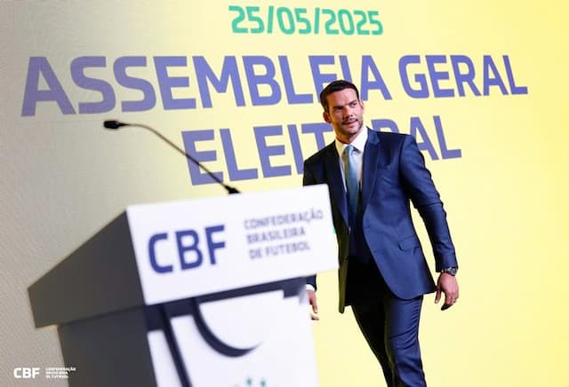 Candidato único, Samir Xaud é eleito o novo presidente da CBF