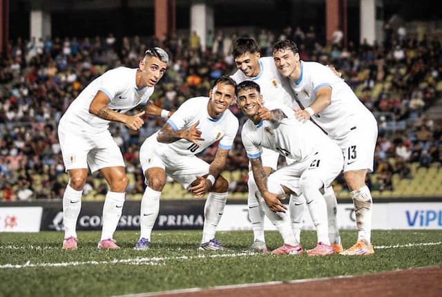 Atacante do Palmeiras marca, e Uruguai vence Uzbequistão em amistoso