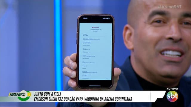 Emerson Sheik faz doação generosa para "vaquinha" do Corinthians; veja valor