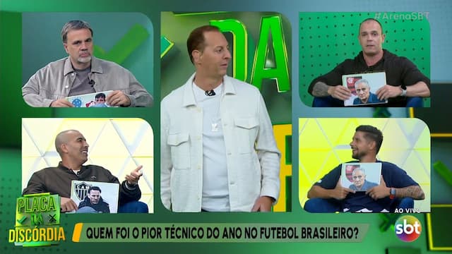 Arena SBT elege Tite, ex-Flamengo, como o pior técnico de 2024