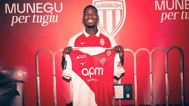 Após suspensão por doping, Paul Pogba é anunciado pelo Monaco