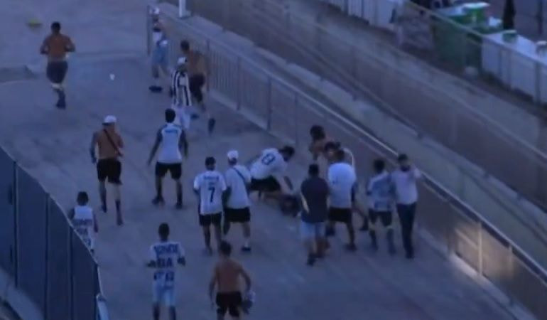 Imagem da noticia Torcedores de Fluminense e Atlético-MG entram em confronto antes de jogo