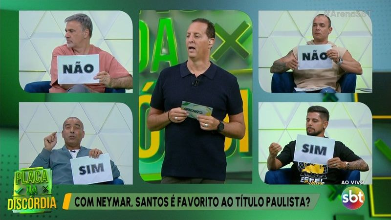 Bate-boca! Mano e Sheik discutem favoritismo do Santos no Paulistão