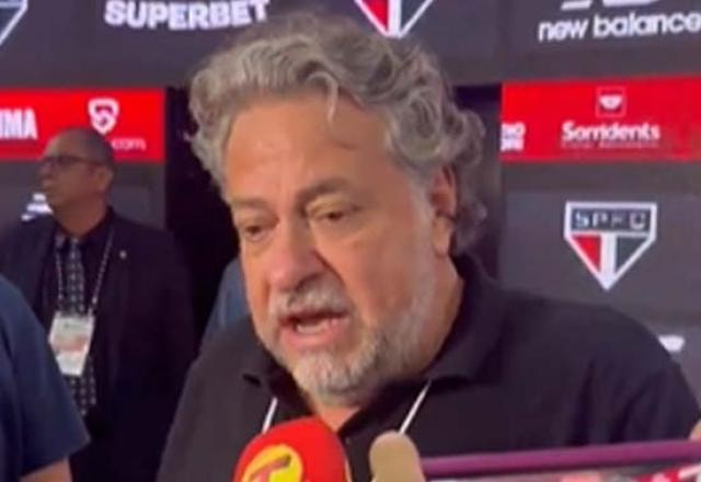 Imagem da noticia Presidente do São Paulo critica arbitragem e ataca: "Chega do Abel apitar jogo"