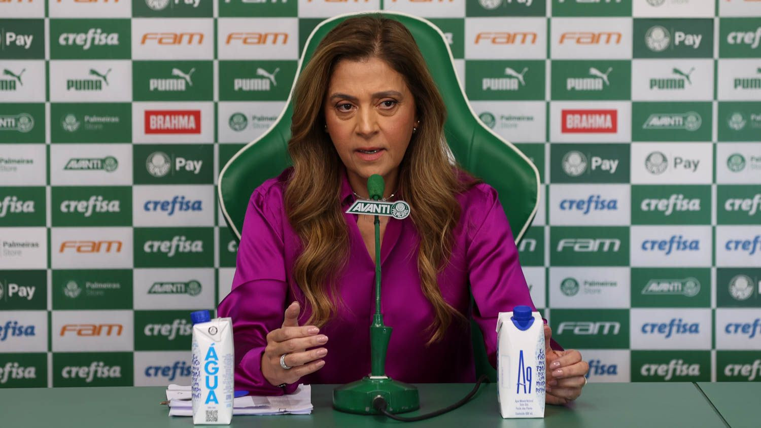 Imagem da noticia Palmeiras: Leila Pereira descarta contratações de Jesus e Gabigol