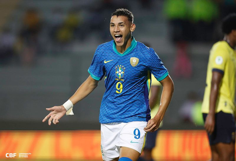 Imagem da noticia Brasil sofre, mas vence o Equador pelo Sul-Americano Sub-20