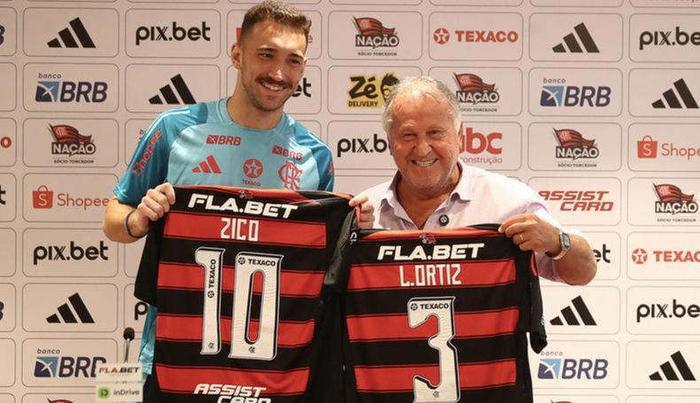 Depois de elogiar Léo Ortiz, Zico participa de homenagem ao zagueiro