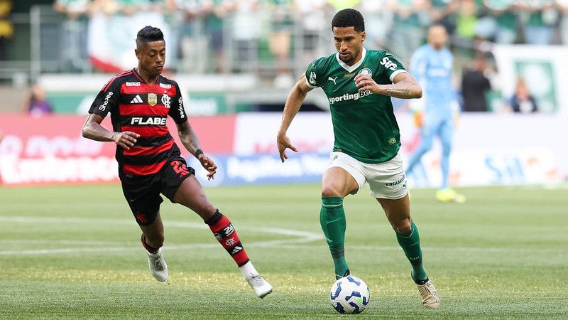 Imagem da noticia Palmeiras ultrapassa Flamengo em chances de título do Brasileirão 2025