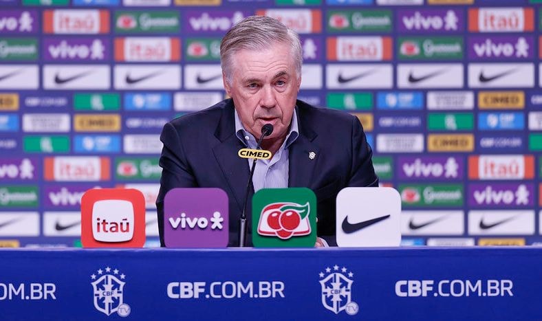 Imagem da noticia Com novidades e retornos, Ancelotti convoca seleção brasileira para amistosos