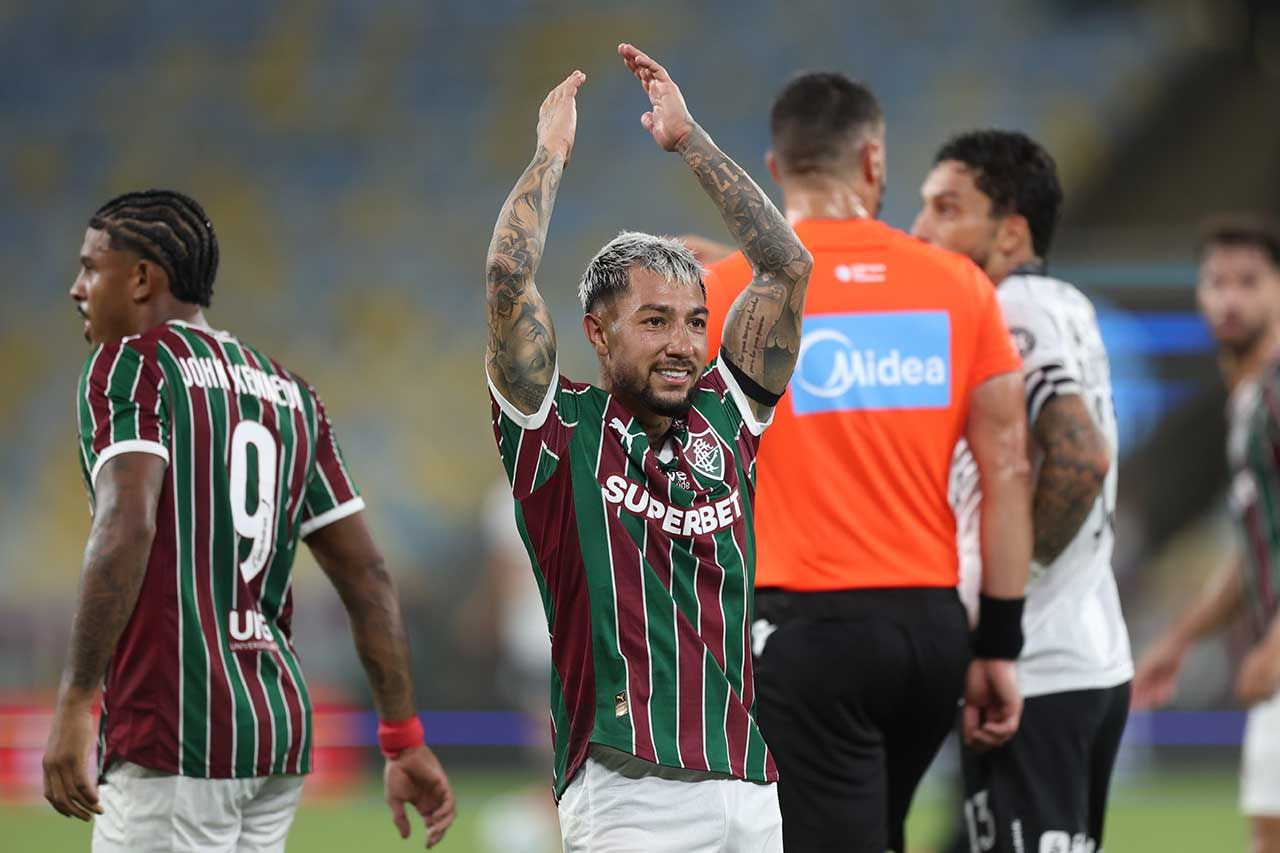 Imagem da noticia Lucho não esconde euforia com gol da vitória do Fluminense