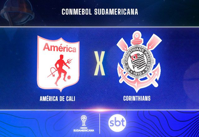 SBT transmite América de Cali x Corinthians pela Sul-Americana