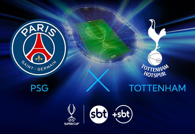 Imagem da noticia SBT transmite PSG x Tottenham na final da Supercopa da UEFA