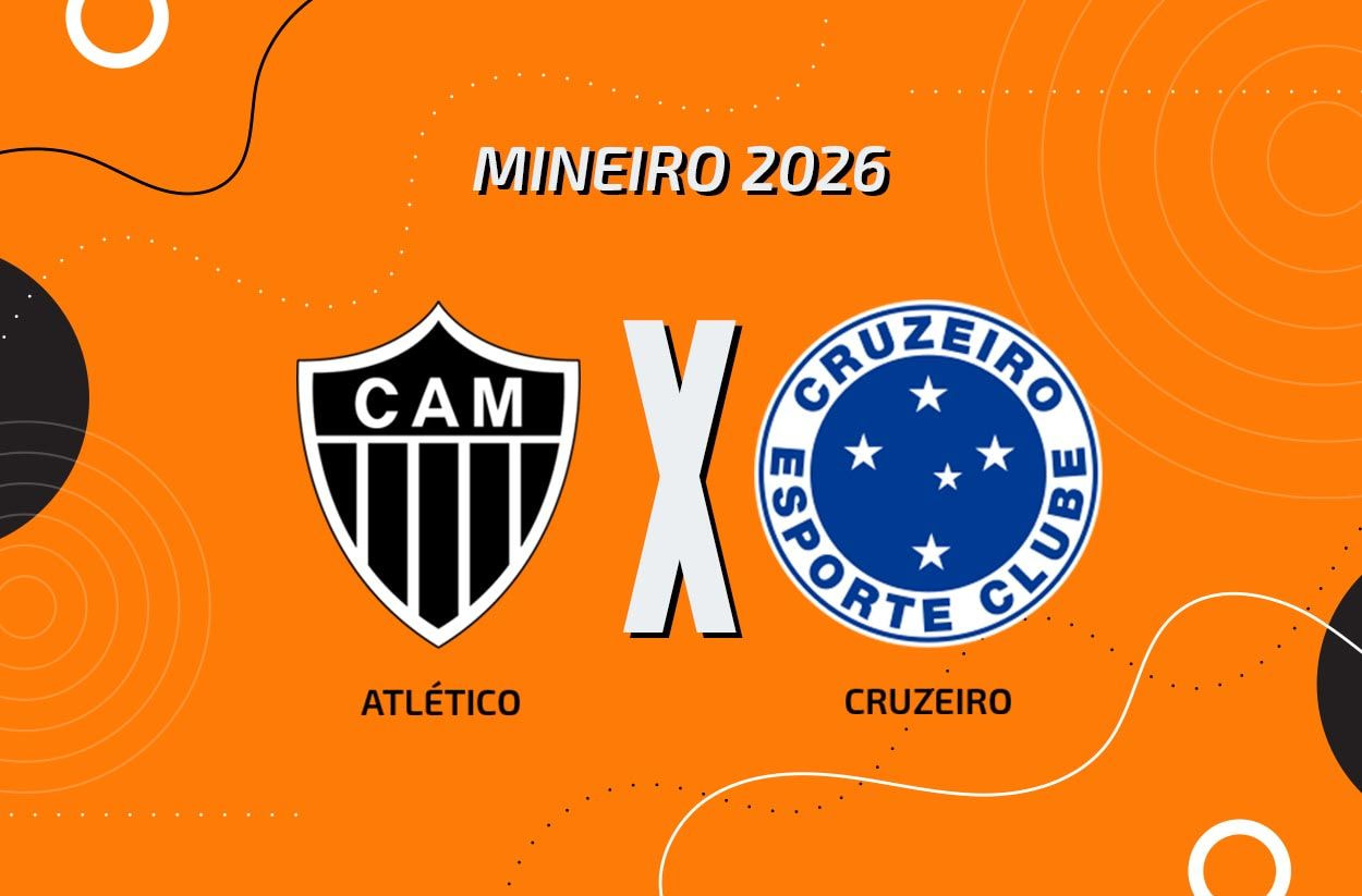Imagem da noticia Atlético x Cruzeiro: onde assistir, escalações e arbitragem