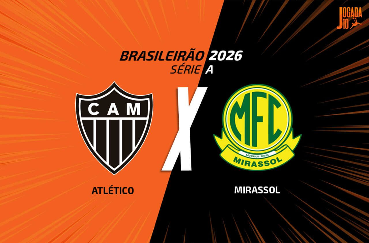 Imagem da noticia Atlético x Mirassol: onde assistir, escalações e arbitragem
