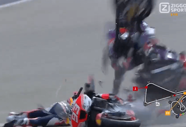 Imagem da noticia Treino da MotoGP tem acidente impressionante; assista