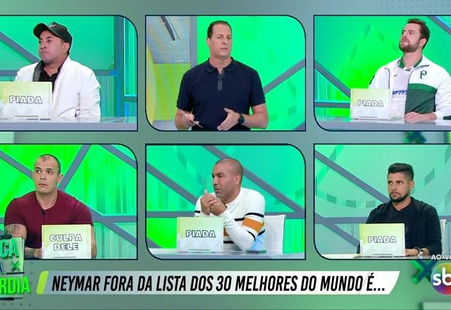 Imagem da noticia "O Neymar é top 2 do mundo, só perde para o Messi", diz pentacampeão Júnior