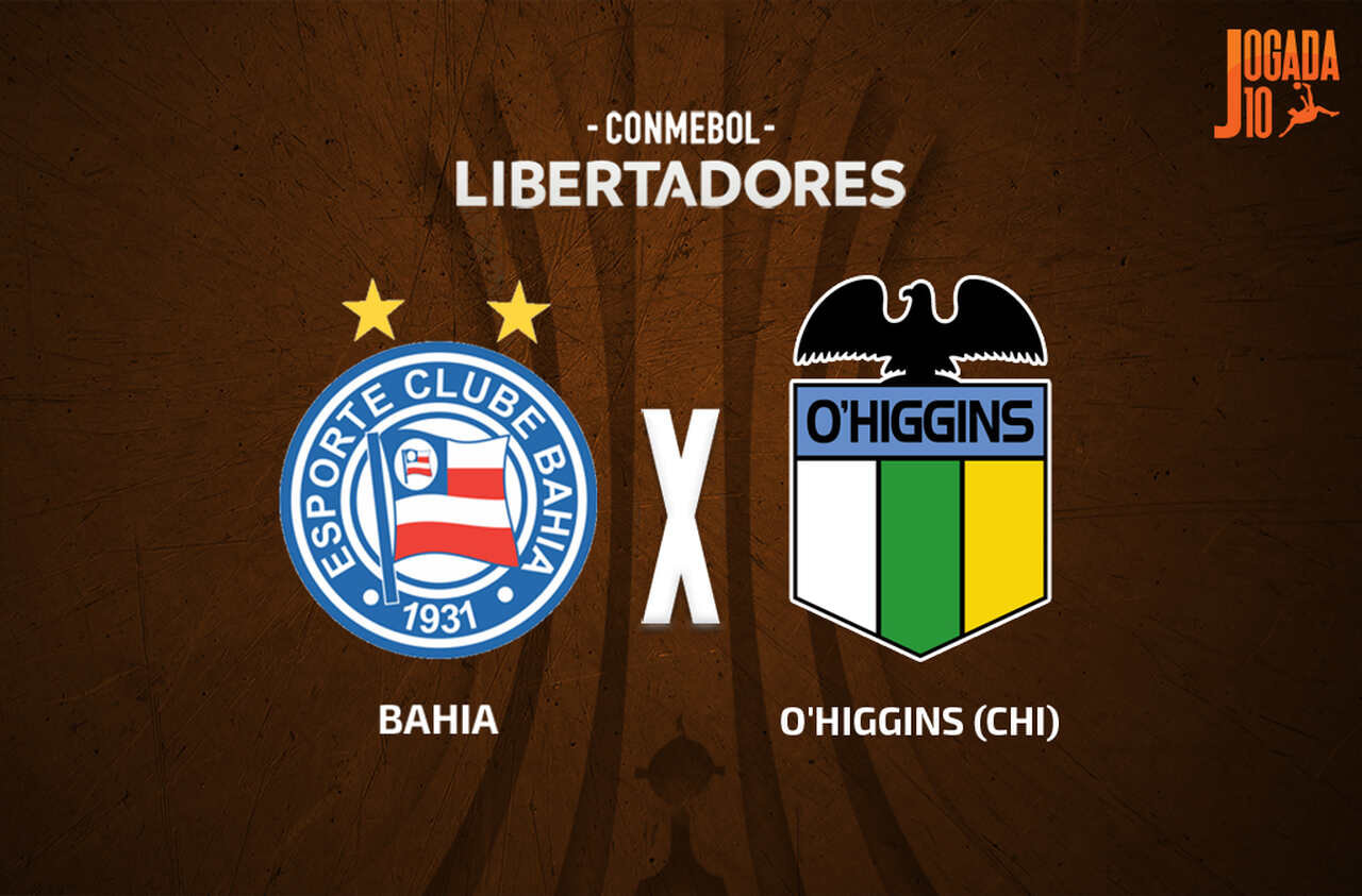 Imagem da noticia Bahia x O'Higgins: onde assistir, escalações e arbitragem