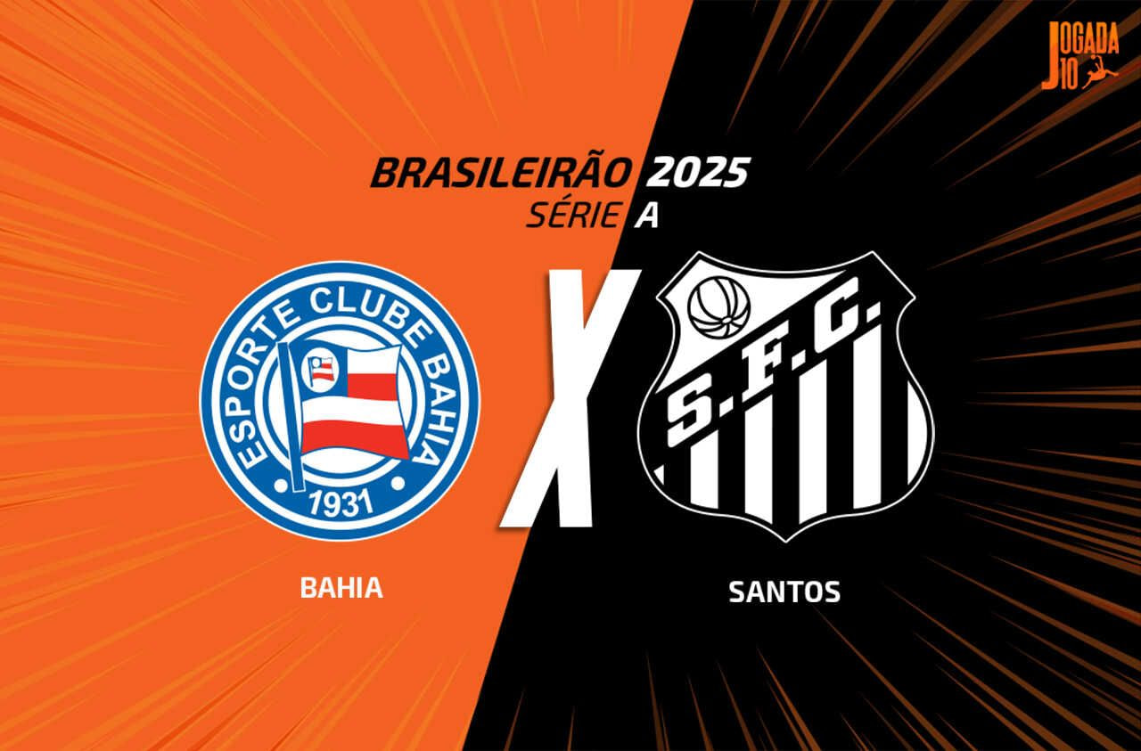 Imagem da noticia Bahia x Santos: onde assistir, escalações e arbitragem