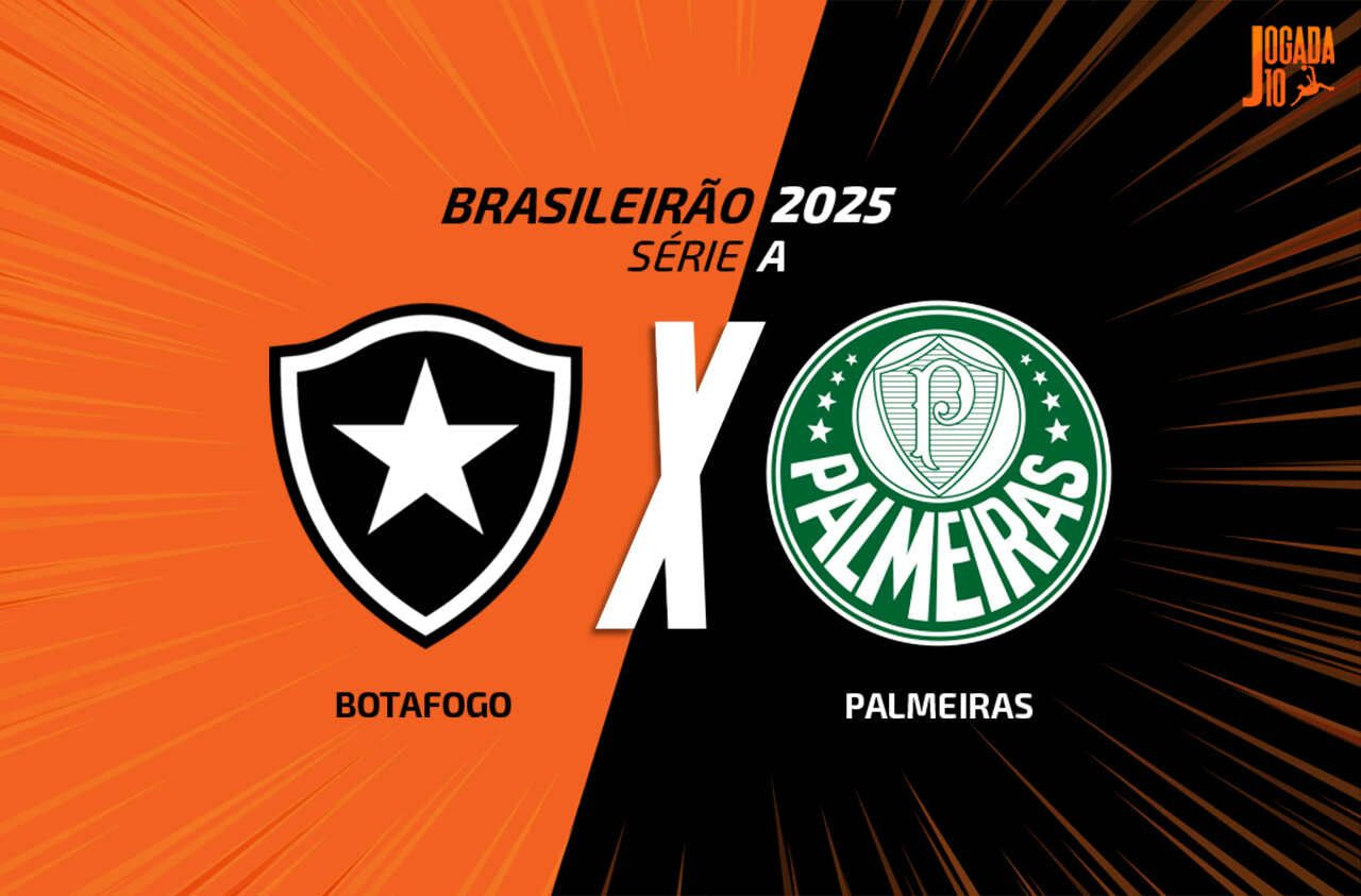 Imagem da noticia Botafogo x Palmeiras: onde assistir, escalações e arbitragem