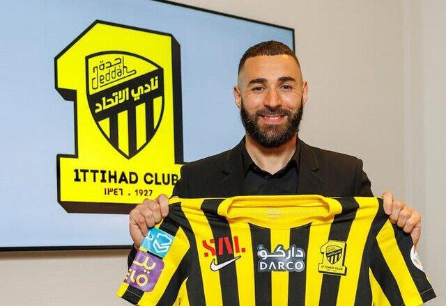 Imagem da noticia Fora do Real Madrid, Benzema é anunciado pelo saudita Al-Ittihad