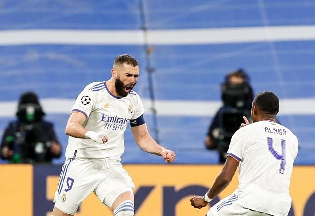 Imagem da noticia Virada histórica! Benzema faz três, Real Madrid bate PSG e avança na Champions