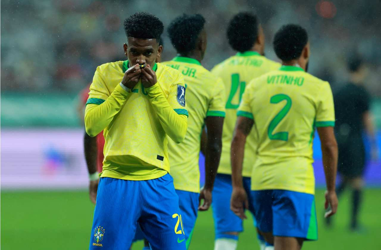 Imagem da noticia Estêvão celebra boa fase após vitória do Brasil em Seul: "Continuar nesse ritmo"