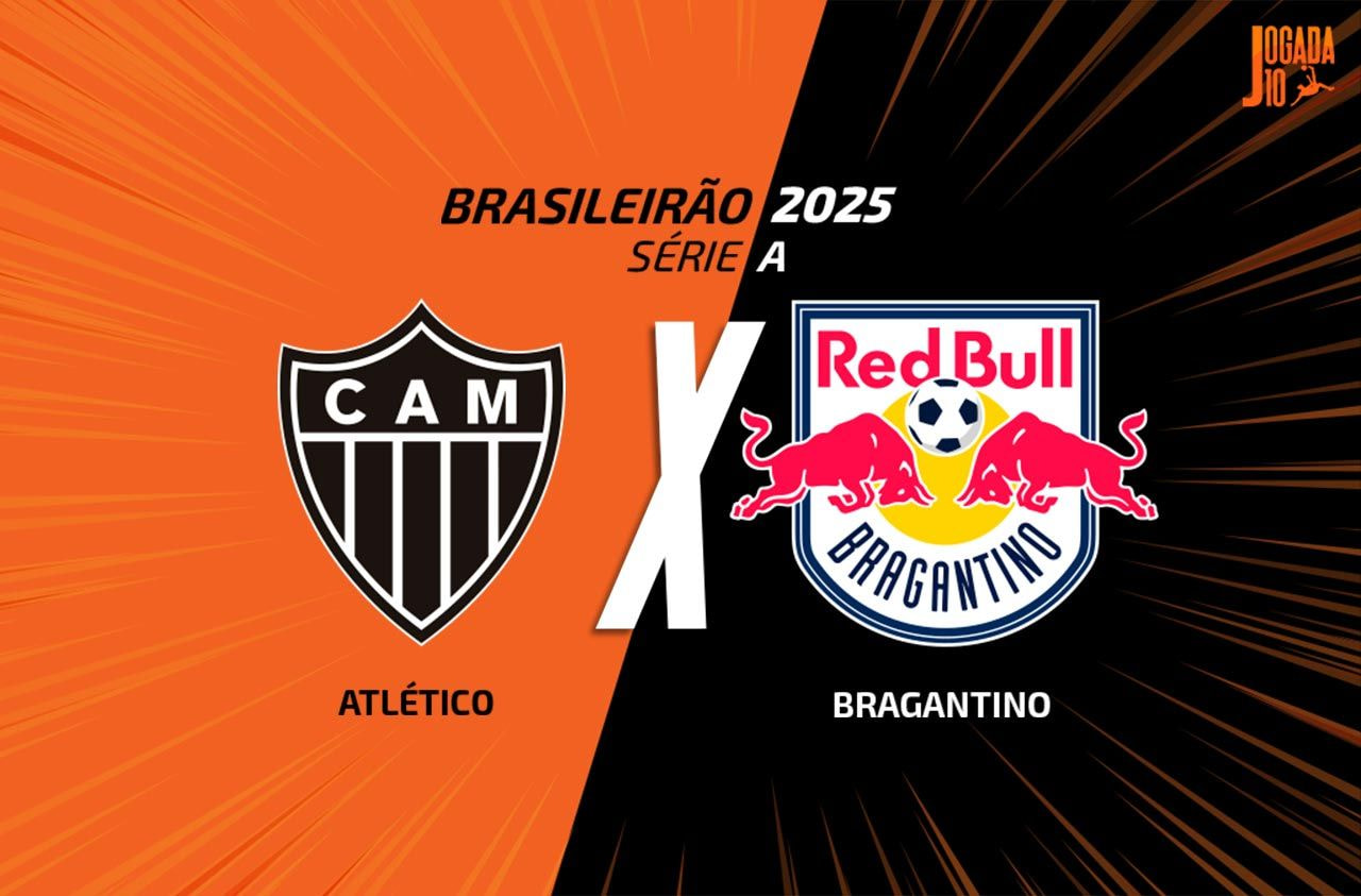 Imagem da noticia Atlético x Bragantino: onde assistir, escalações e arbitragem
