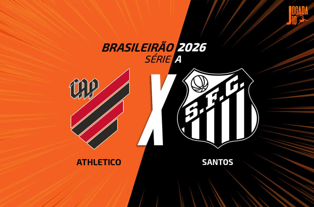 Imagem da noticia Athletico-PR x Santos: onde assistir, escalações e arbitragem