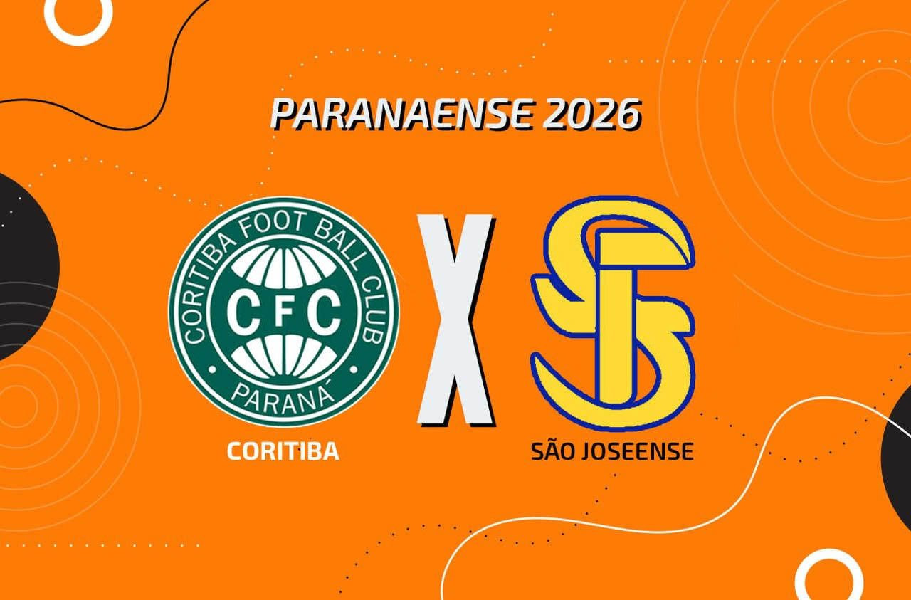 Imagem da noticia Coritiba x São Joseense: onde assistir, escalações e arbitragem