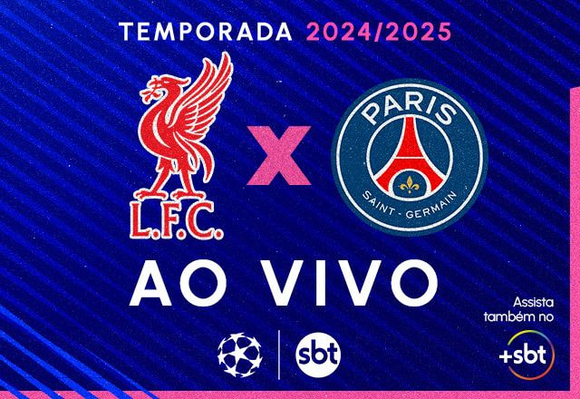Ao vivo: assista Liverpool x PSG pelas oitavas da Champions