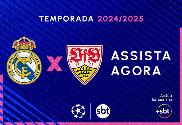 Imagem da noticia Ao vivo: assista Real Madrid x Stuttgart pela Champions League