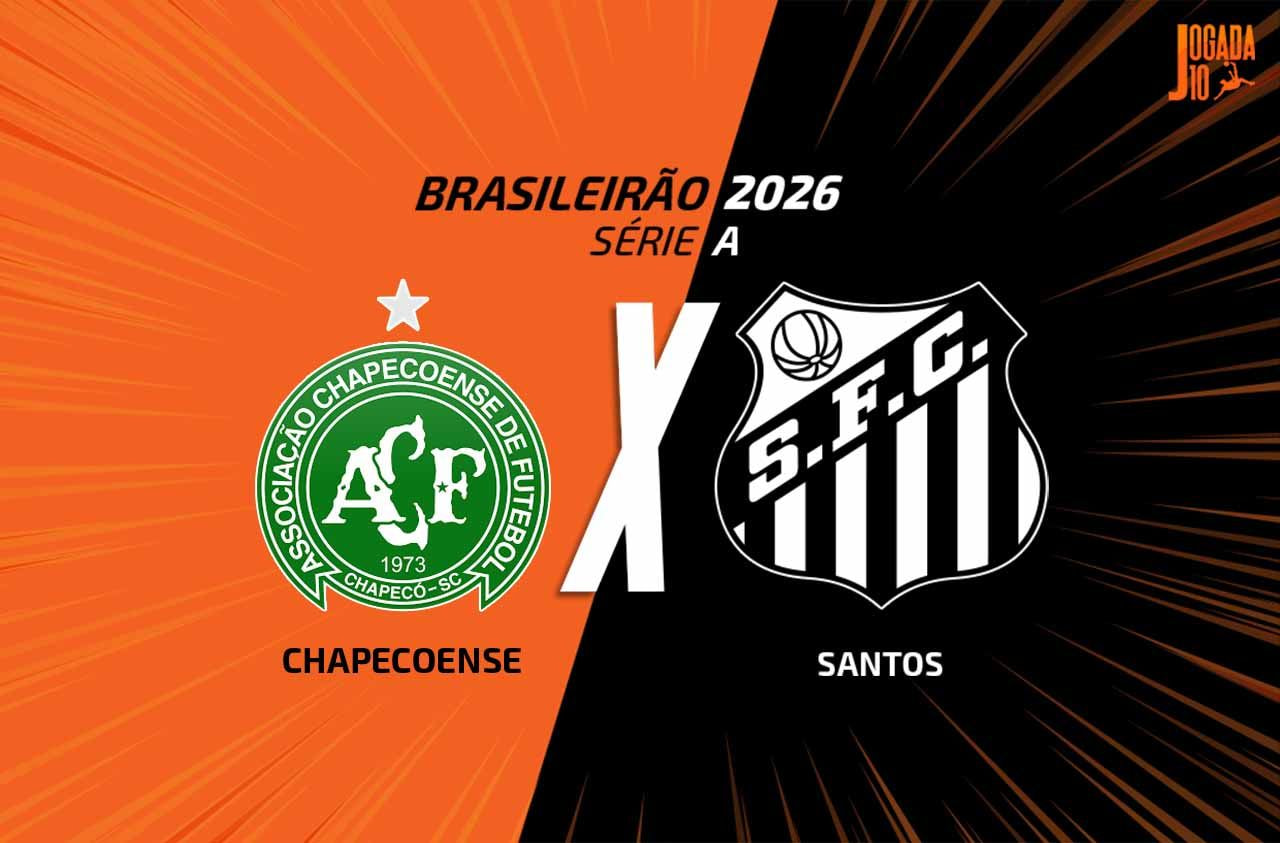 Imagem da noticia Chapecoense x Santos: onde assistir, escalações e arbitragem