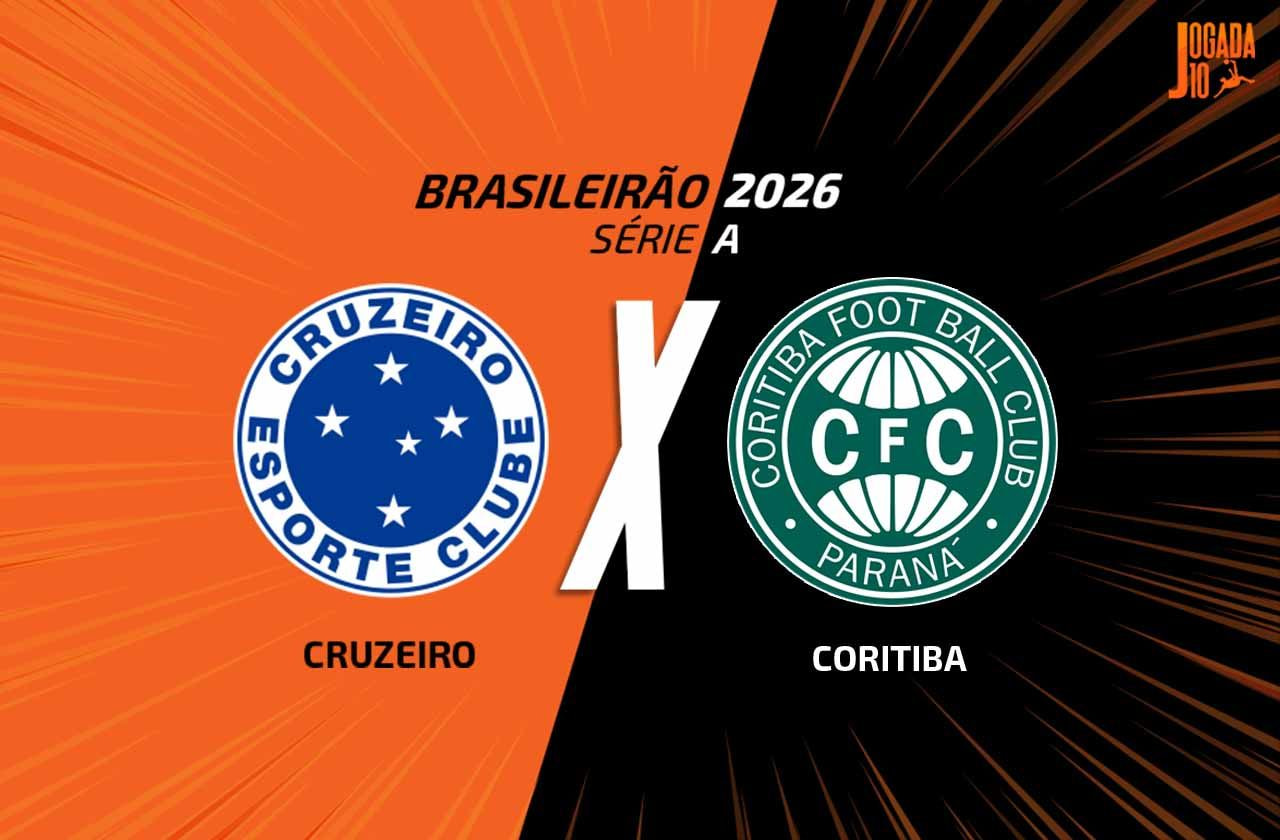 Imagem da noticia Cruzeiro x Coritiba: onde assistir, escalações e arbitragem