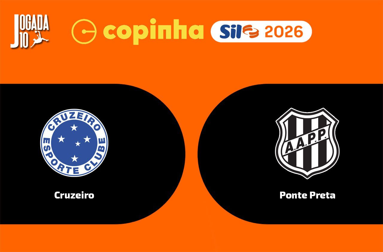 Imagem da noticia Cruzeiro x Ponte Preta (Copinha): onde assistir