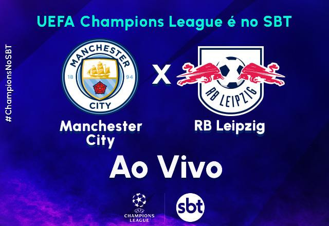 Imagem da noticia Ao vivo: assista Manchester City x RB Leipzig pela Champions League
