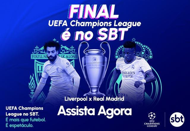 Ao vivo: assista Liverpool x Real Madrid pela final da Champions League